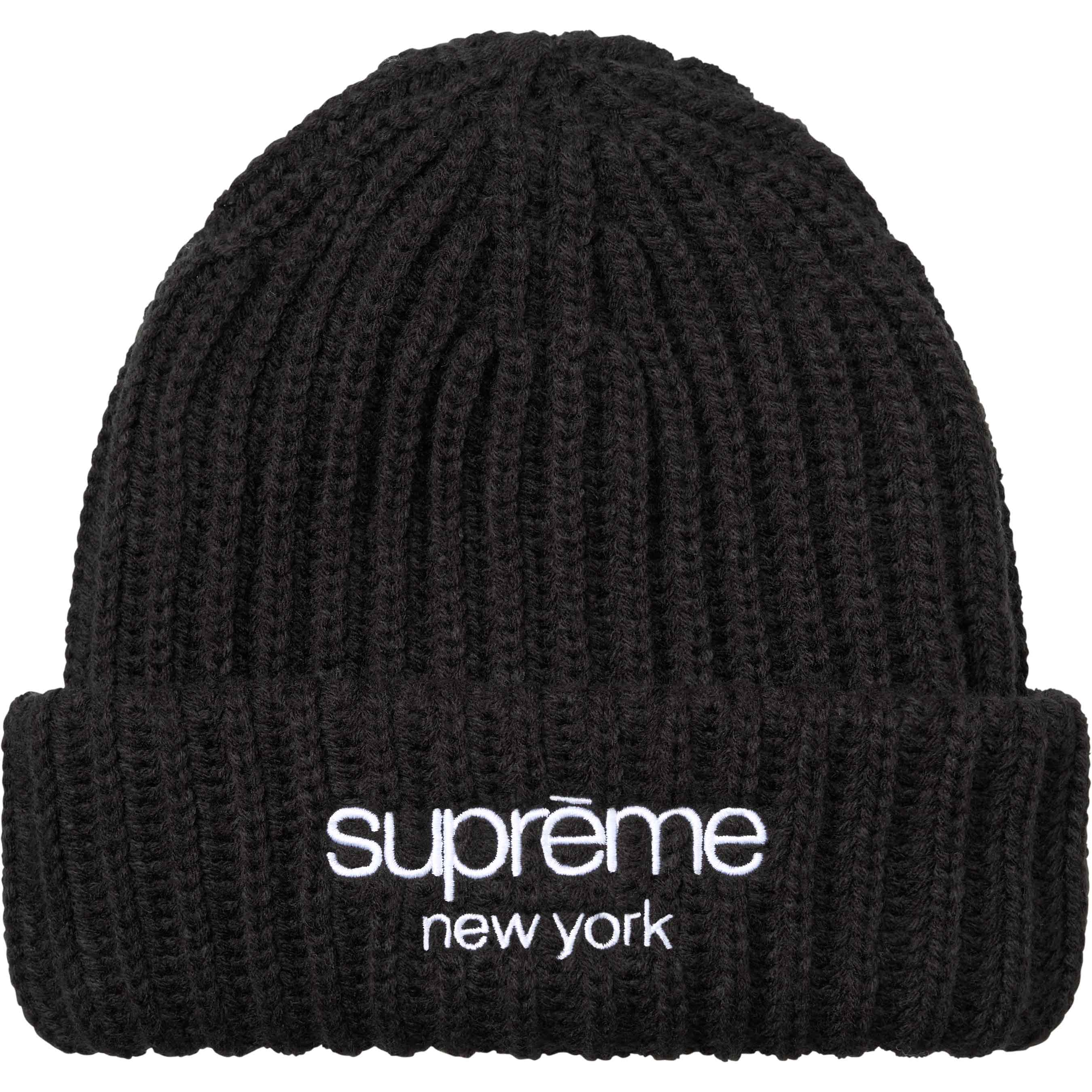 Classic Logo Chunky Ribbed Beanie view 4